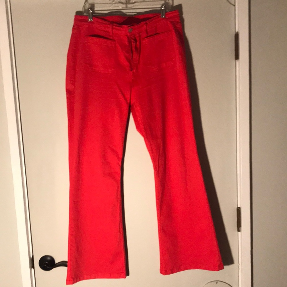 Stylish Red Women's Pants